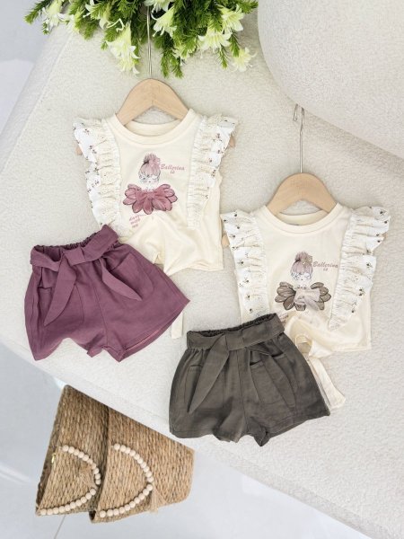 طقم بناتي miss olix 4126